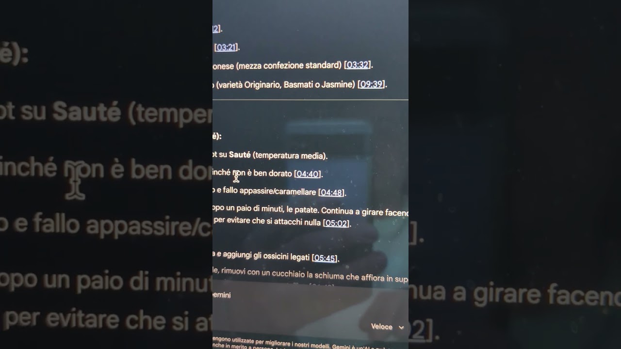 come avere i dettagli di preparazione di una #ricetta su YouTube senza guardare YouTube?