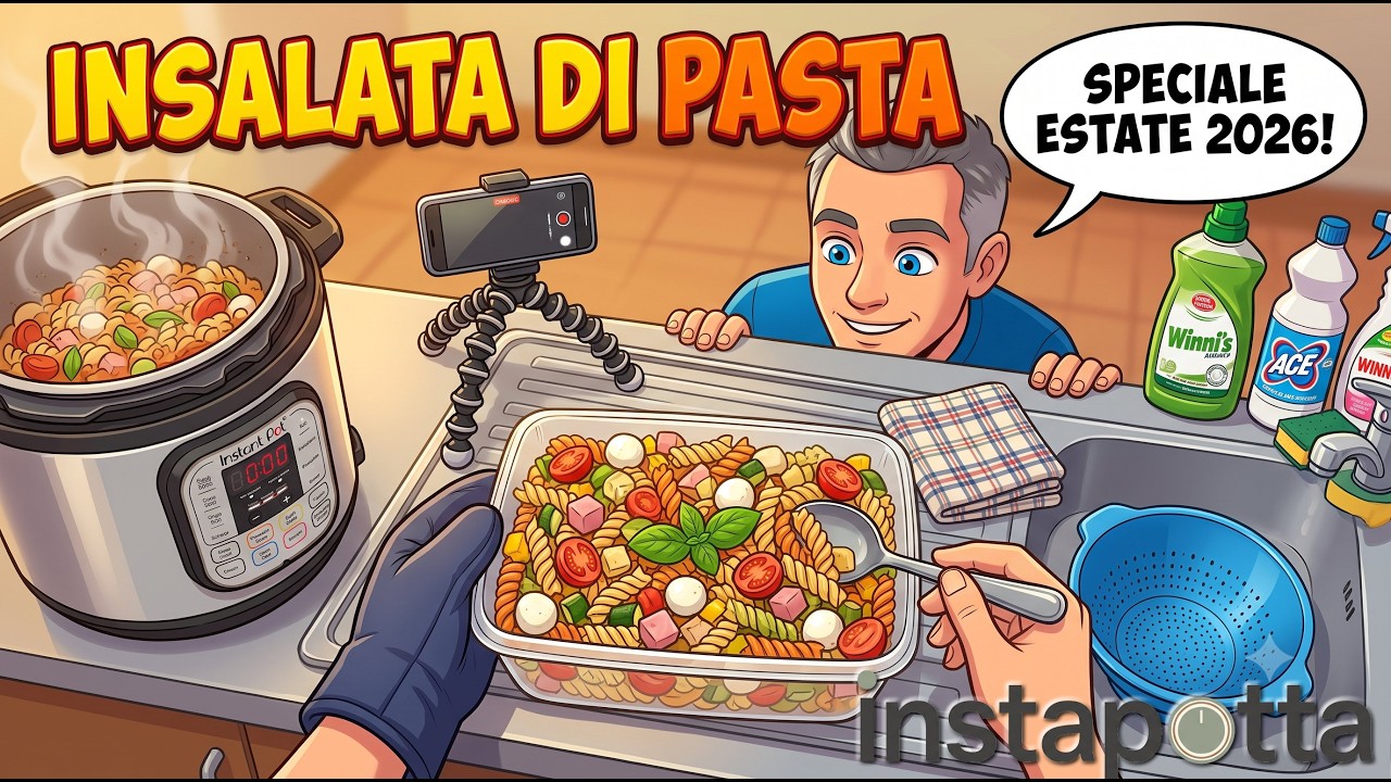 INSALATA DI PASTA ESTIVA IN INSTANT POT 🥗 | Ricetta facile, veloce e senza soffrire il caldo!